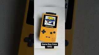 Evolution Of The Game Boy 🎮👾 #nostalgia #90skids #videogames #gaming #nostalgic #shorts