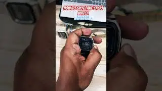 How to spot fake casio watch.  How to know watch is original #casio #watches #shorts #original