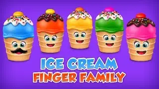 Ice Cream Finger Family Song | Daddy Finger Rhyme