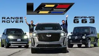 2023 Cadillac Escalade V Review // Status Symbol Showdown + DRAG RACE