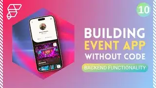 Build an Event App Without Code @FlutterFlow - Part10(Final) Profile Page #Tutorial #Begginers