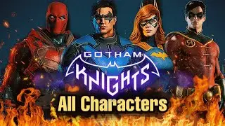 Gotham Knights : All Characters | HD 1080p