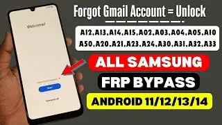 Samsung FRP Bypass 2024 | All Samsung FRP Remove Android 11/12/13/14 | Samsung Google Account Bypass