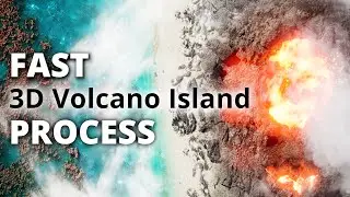 Photoreal Volcano! Unreal Engine Workflow Timelapse