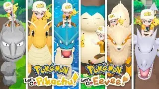 Tutti i POKEMON CAVALCABILI di Pokemon Let's Go Pikachu e Eevee!