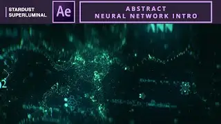 Abstract Neural Network intro in AE | After Effects Tutorial