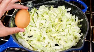 Just pour eggs over cabbage and the result will be amazing! Healthy, easy and very delicious recipes