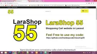 #1 LaraShop55 - Products Model & Controller | Shopping cart website in Laravel 5.5 with Ajax