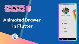 Animated Drawer Flutter  | How to Create Animated Drawer in Flutter