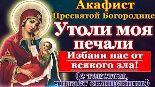 Акафист Пресвятой Богородице пред иконой Утоли моя печали, молитва Божией Матери