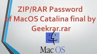 What is the password of MacOS #catalina final by #Geekrar.rar asking on time of extraction. #macos