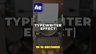 How to Make TYPEWRITER Effect in After Effects