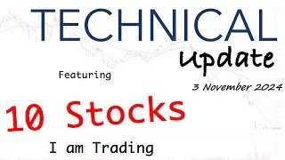 Technical Update featuring 10 Stocks I am Trading including a Recent Addition