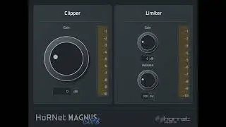 HoRNet releases Magnus Lite - Free Clipper & Limiter VST, AU & AAX Plugin for macOS and Windows