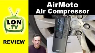 Airmoto Portable Air Compressor Review - Battery Powered for Cars, Bikes, Balls, etc.