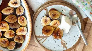 Roasted Figs with Balsamic Honey Glaze Sauce Recipe - Eat Simple Food .com