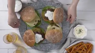 Ranch Meatball Burger