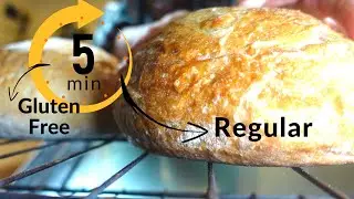 STOP Buying Bread. THIS 5 Minute EASY Bread Loaf lasts 10 Days | Regular and Gluten Free Recipe