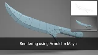 Rendering using Arnold in Maya