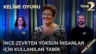 Kelime Oyunu: İnce zevkten yoksun insanlar için kullanılan tabir