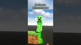 Nanites vs Minecraft Mobs #shorts #minecraft