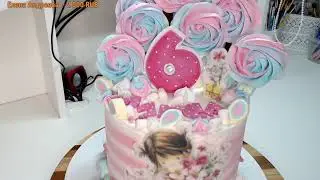 Торт для девочки на 6 лет 🔴 Танинторт