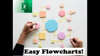 028. Create and Modify PROCESS / FLOWCHARTS in Excel using a free Visio Add-in!