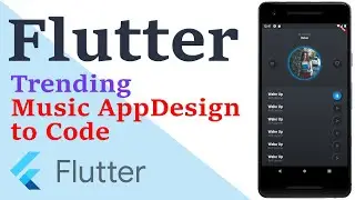 🔴 Flutter Music App Design to Code 🔴