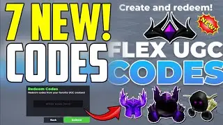 ⚠️UPDATE!!⚠️ ALL WORKING CODES FOR FLEX UGC IN AUGUST 2024 - ROBLOX FLEX UGC CODES