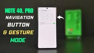 Infinix Note 40, Pro How To Set Back Button System Navigation | Soft Keys |