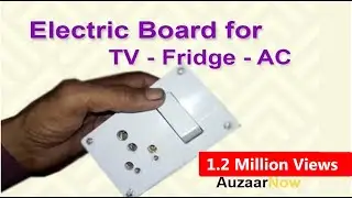 Electric Board Wiring Connection for Fridge, AC, TV, Washing Machines