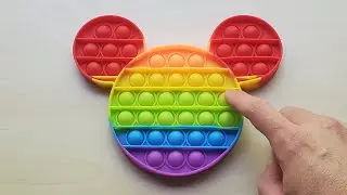 Rainbow Mickey Mouse Pop It Fidget