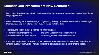 IDM: New Features in Identity Applications 4.8.6