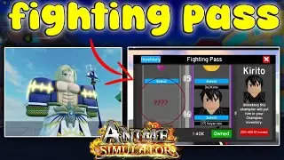 🚨AHORA!! VUELVE EL FIGHTING PASS A ANIME SIMULATOR ROBLOX