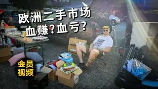 [ENG中文] This is HOW MUCH MONEY I made on a FLEE MARKET!