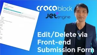 How to edit posts via Front-end Form and delete directly via the listing page | JetEngine Plugin