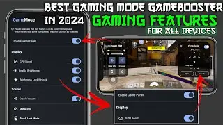 Best Gaming Mode Gamebooster In 2024 For Android -  Ft. GamePanel - GPU Boost & CrossHair Features!