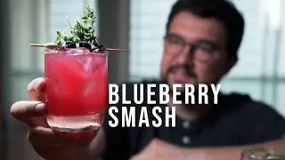 BLUEBERRY SMASH | ГОЛУБИЧНЫЙ СОКРУШИТЕЛЬ | Коктейль с ягодой