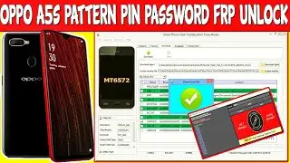 🔴Live Test Oppo A5s Pattern Pin Password Frp Unlock Sp Flash Tool Bypass Auth 100% Works By MTC|2021