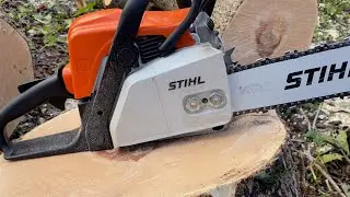 Готовимся пилить дрова ( тест драйв цепи RANCHER) STIHL-180-2016г