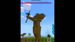 Minecraft:The Marvelous entry of Kingkong with axe Allie #Minecraft#viral#trending#kingkong#godzilla