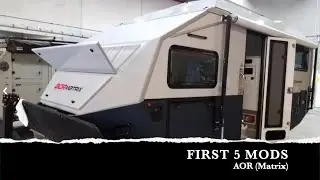 AOR (Australia Off Road) Caravan || 5 Modifications to our NEW Matrix