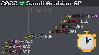 2022 Saudi Arabian Grand Prix Timelapse