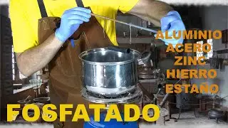 👉CÓMO HACER un FOSFATADO casero (ALUMINIO, Zinc, Hierro, Acero, Estaño...)❗❗