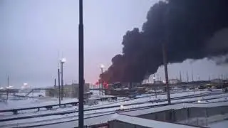 Атака БПЛА на НПЗ, Рязань.