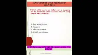 AWS Certified Cloud Practitioner Exam Dumps | Exam Practice #shorts