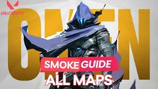 NEW Omen Smoke Lineups for all Maps 2024 - Omen Secret Smoke Guide - Valorant