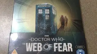 Doctor Who The Web of Fear Special Edition Steelbook Unboxing.