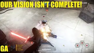 Our vision isnt complete! Kylo Ren killstreak! Galactic assault! (Star Wars Battlefront 2)