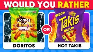 Would You Rather? Snacks & Junk Food Edition 🍿🍕🍔 Daily Quiz